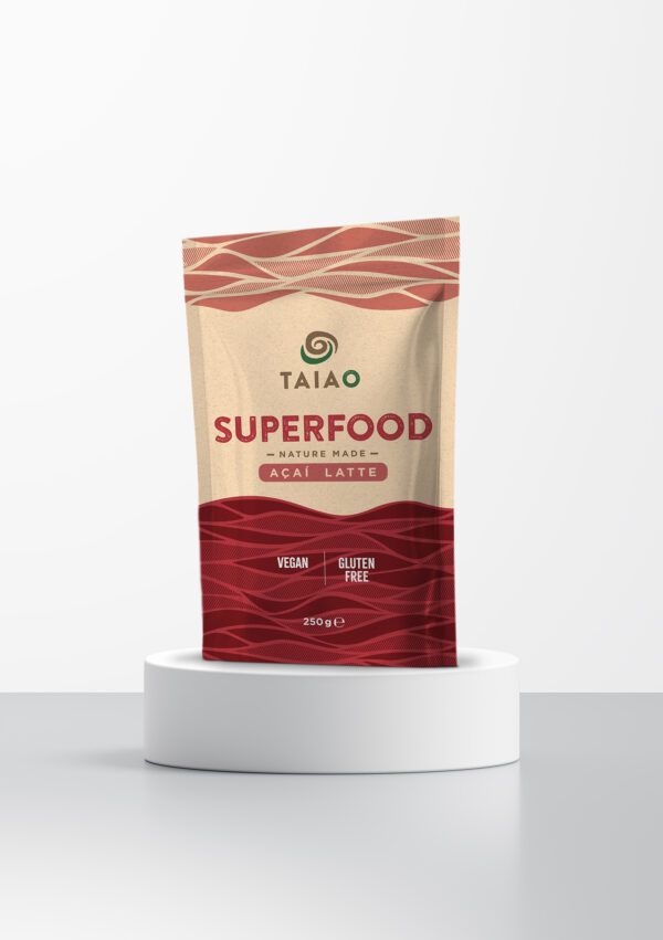 Confezione frontale TAIAO Superfood Acai Latte 250 g