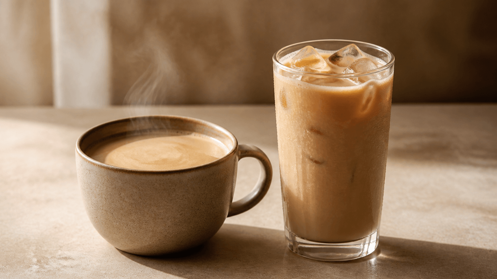 TAIAO Chai Spiced servito caldo e con ghiaccio