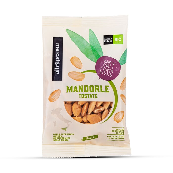 mandorle tostate - bio - SOLIDALE ITALIANO