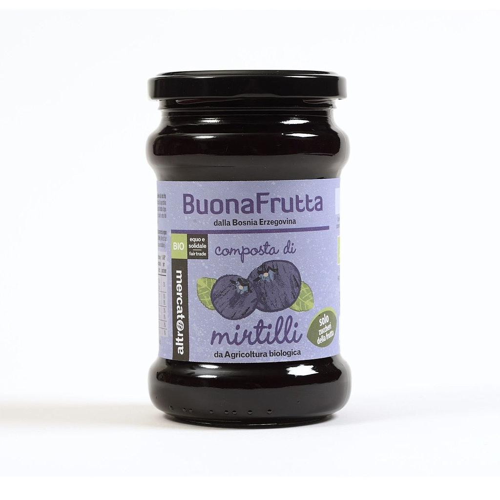 composta di mirtilli - con zucchero di frutta - bio