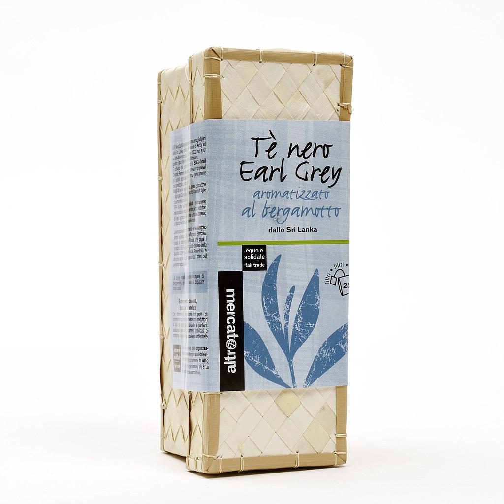 Tè nero earl grey - in cestino - 25 filtri