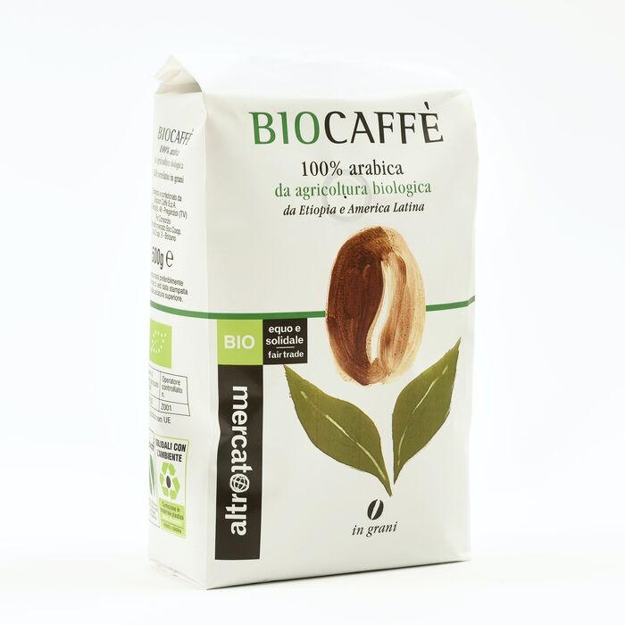 Caffè 100% arabica in grani Biocaffè - bio