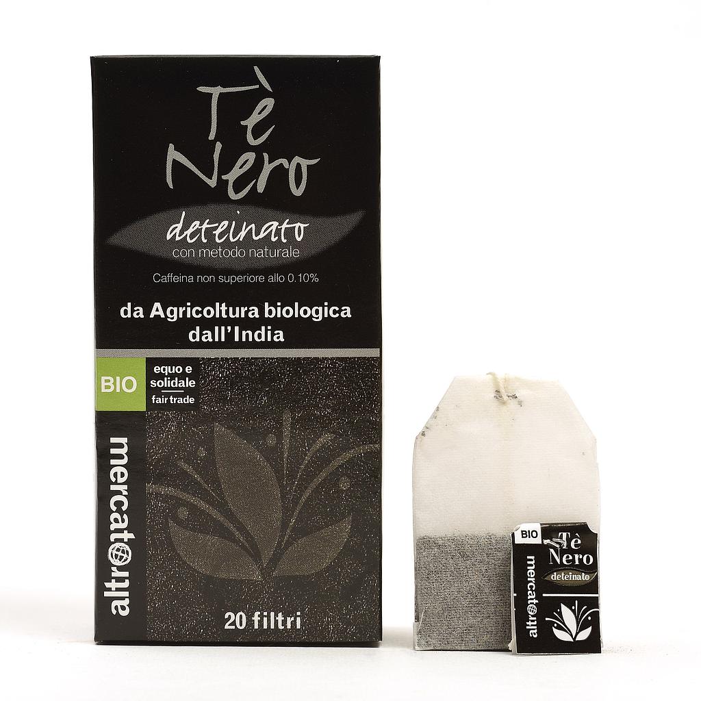 tè nero deteinato - 20 filtri - bio