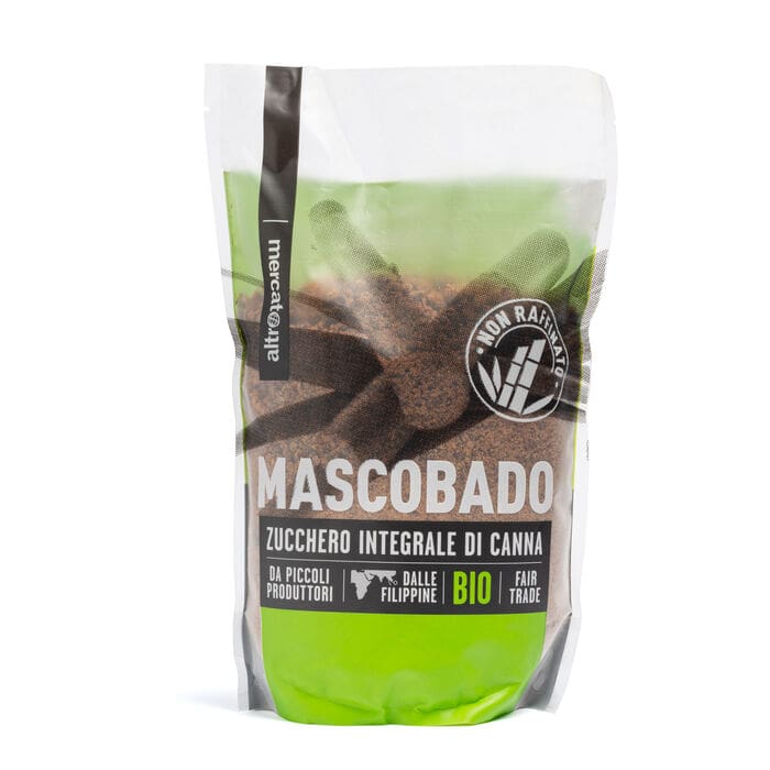 mascobado - zucchero integrale di canna - bio