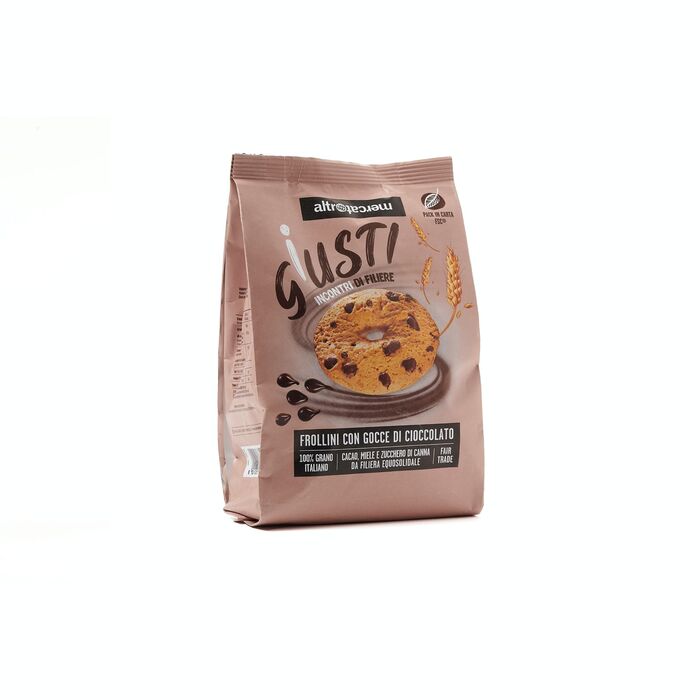 biscotti con gocce di cioccolato