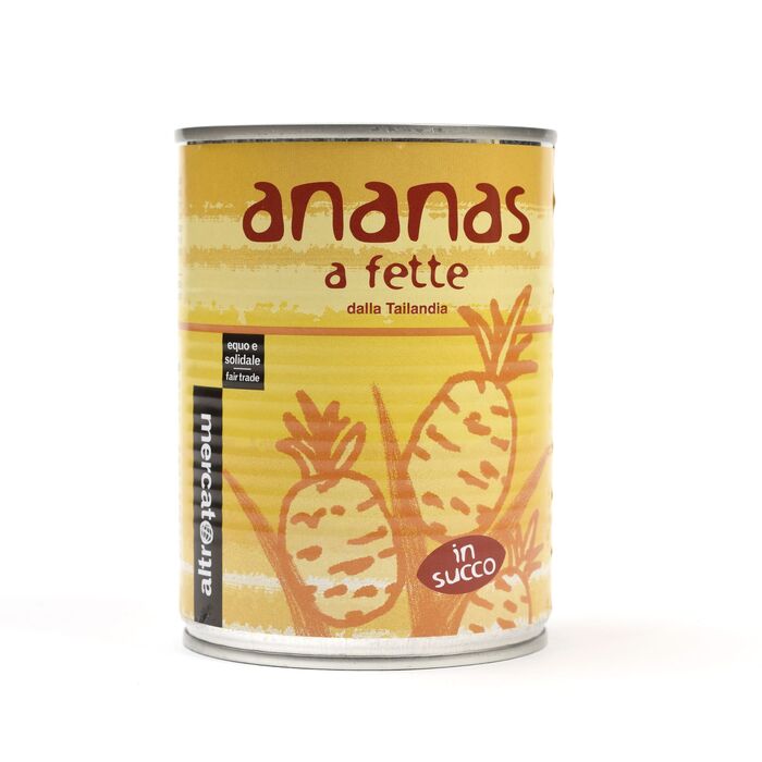 Ananas a fette in succo Thailandia