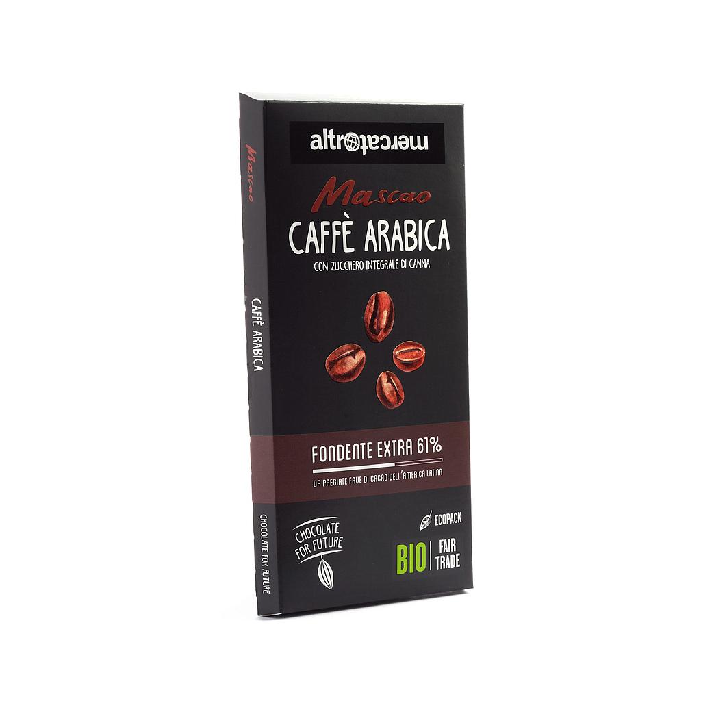 mascao -cioccolato fondente extra al caffé arabica - bio 