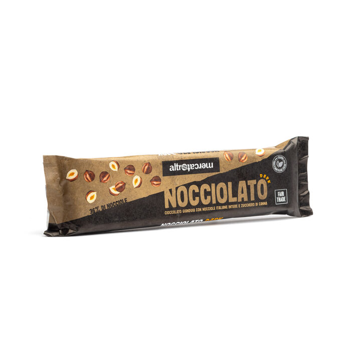 Cioccolato Nocciolato dark gianduia e nocciole intere