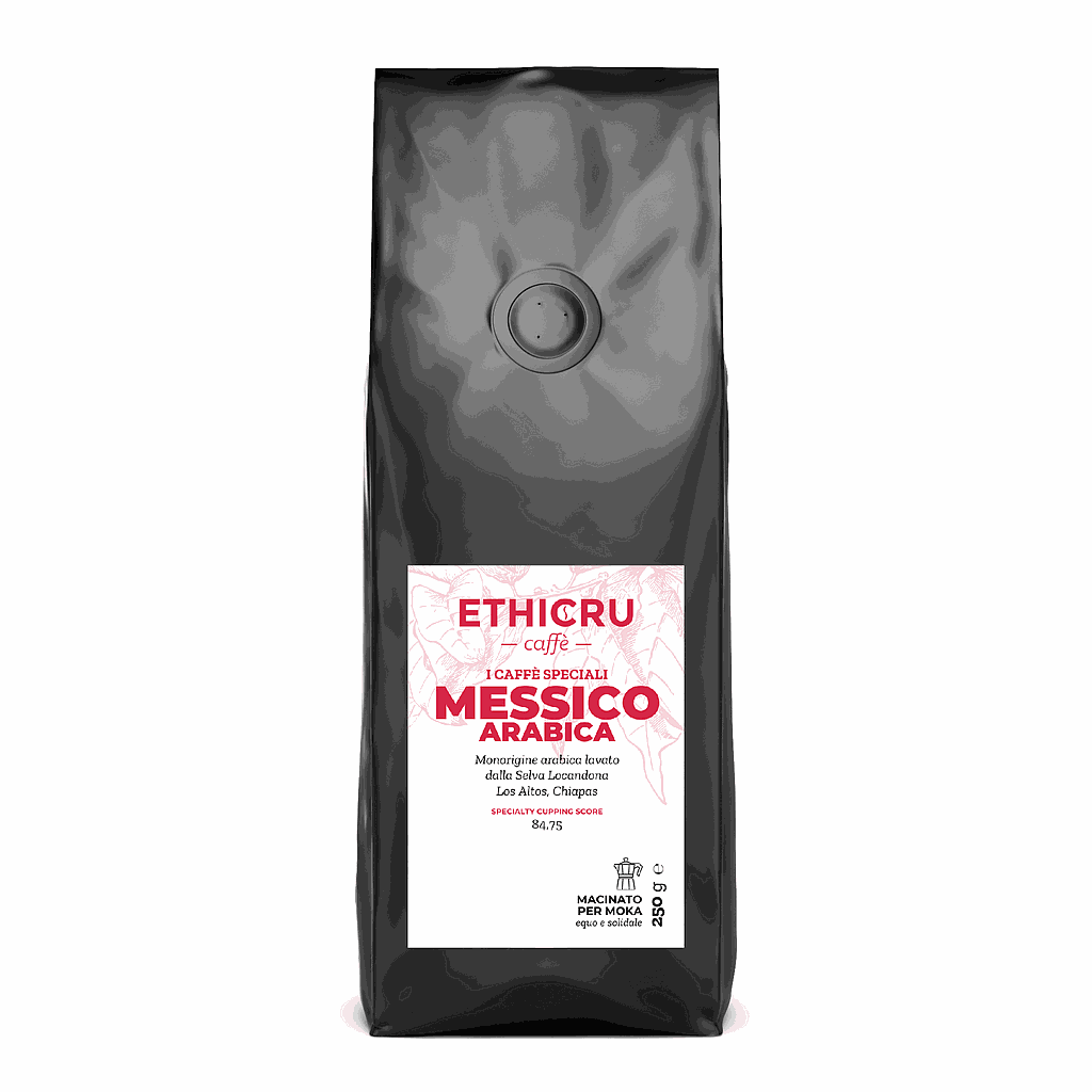Ethicru Monorigine Messico arabica 250 g per moka