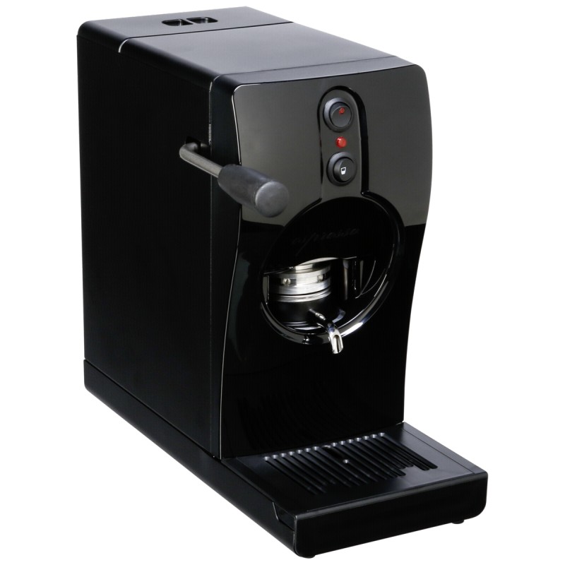 Macchina caffè in cialde Tube Nera + 150 cialde ese Miscela Pregiata Albero del caffè