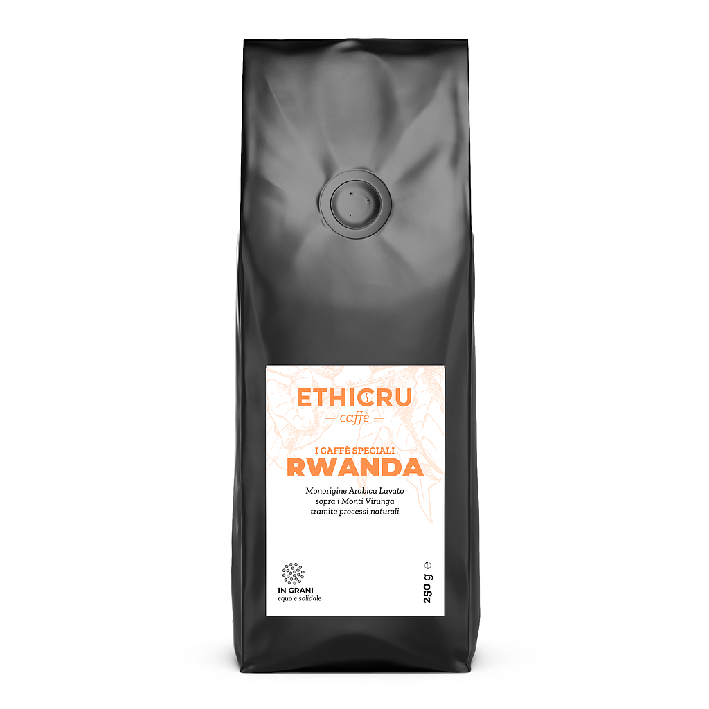 Ethicru Monorigine Rwanda Arabica Naturale grani 250gr