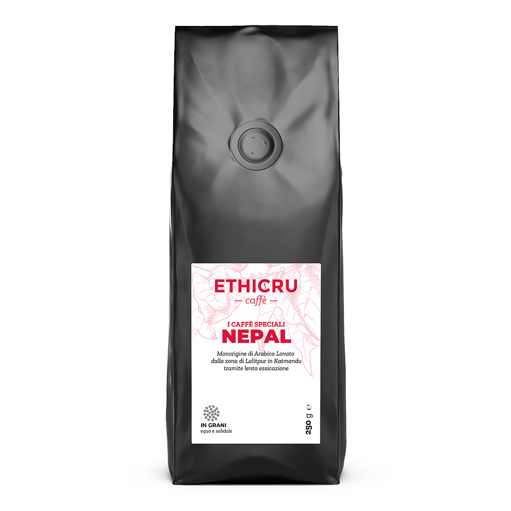 Ethicru Monorigine Nepal Arabica Lavato grani 250gr